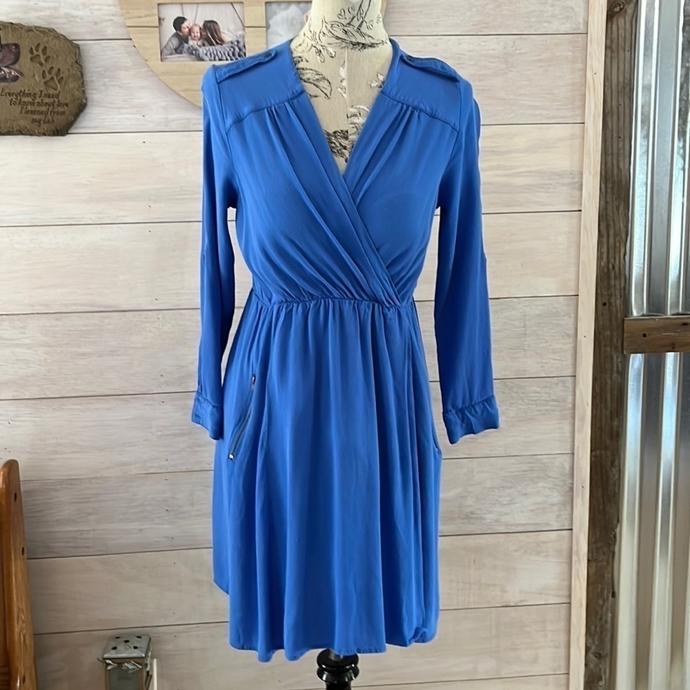 ANTHROPOLOGIE Maeve Blue Dress XS